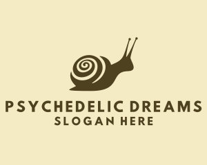 Trippy - Molusk Spiral Snail logo design