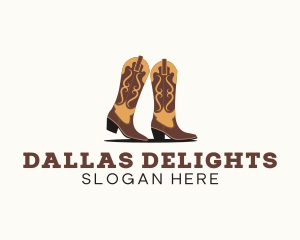 Rodeo Cowboy Boots logo design