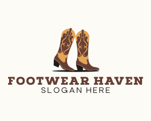 Boots - Rodeo Cowboy Boots logo design