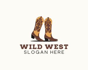 Rodeo Cowboy Boots logo design