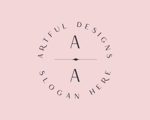 Luxurious Feminine Cosmetics Boutique logo design