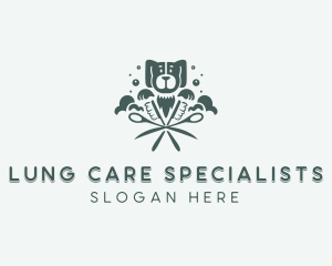 Dog Pet Grooming logo design