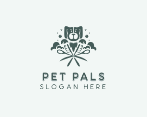 Dog Pet Grooming logo design