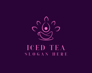 Lotus Flower Cafe logo design