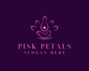 Lotus Flower Cafe logo design