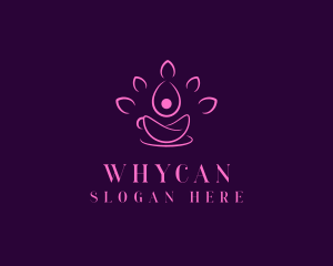 Yogi - Lotus Flower Cafe logo design