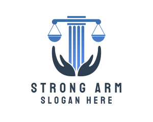 Legal Pillar Hands  Logo