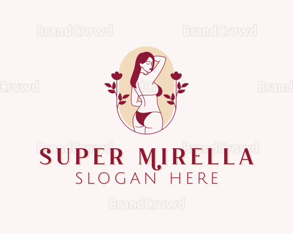 Flower Swimsuit Bikini Logo