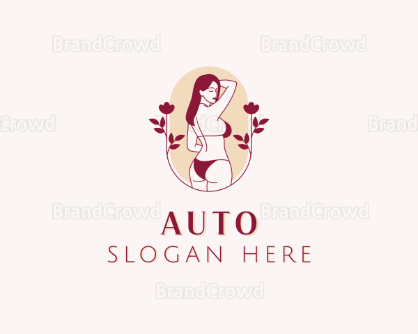 Flower Swimsuit Bikini Logo