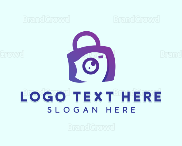 Camera Lens Bag Logo