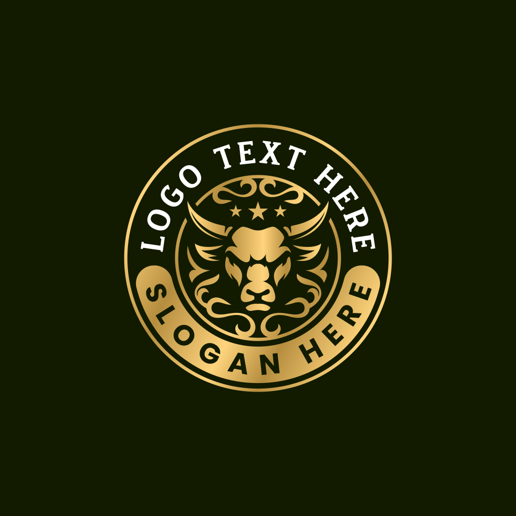 Luxury Bull Cattle Logo | BrandCrowd Logo Maker