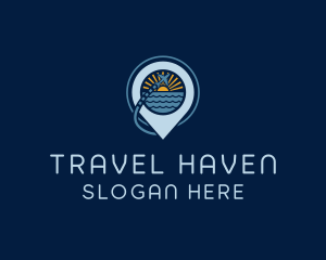 Tourism - Plane Travel Tourism logo design