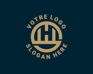 Modern Industrial Badge Logo