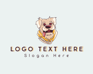 Happy Dog Hoodie logo design