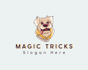 Tricks - Happy Dog Hoodie logo design