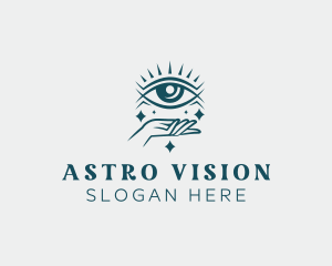 Mystical Eye Hand logo design