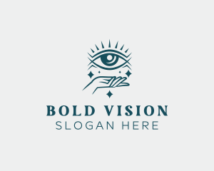 Mystical Eye Hand logo design