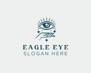 Mystical Eye Hand logo design