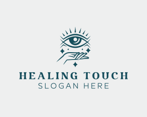 Mystical Eye Hand logo design