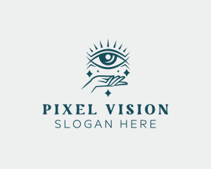 Mystical Eye Hand logo design