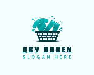 Laundry Clothes Washer logo design