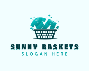 Laundry Clothes Washer logo design