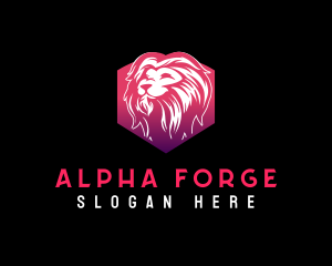 Alpha Lion Safari logo design