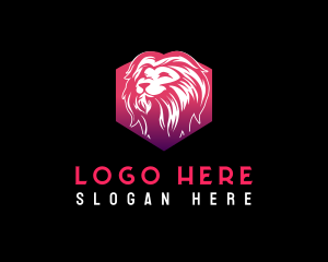 Wildlife Center - Alpha Lion Safari logo design