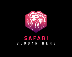 Alpha Lion Safari logo design