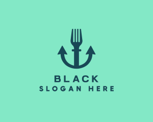 Seafood - Anchor Fork Restaurant logo design