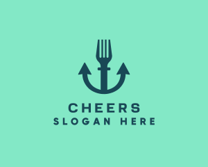 Seaman - Anchor Fork Restaurant logo design