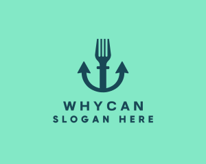 Seaman - Anchor Fork Restaurant logo design