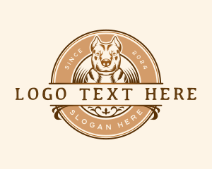 Pet Dog Puppy logo design