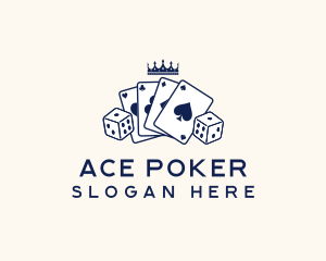 Poker - Crown Poker Card logo design