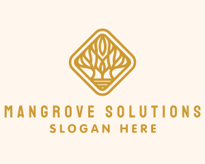 Mangrove - Tree Vine Plant logo design