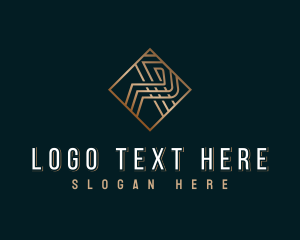 Welding - Elegant Industrial Letter R logo design