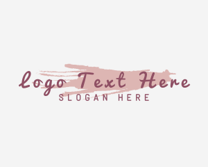 Deluxe - Watercolor Styling Makeup logo design