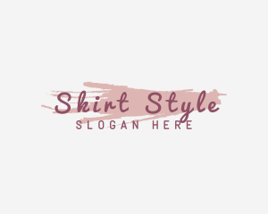 Watercolor Styling Makeup logo design