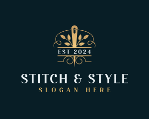 Dressmaker - Tailoring Dressmaking Needle logo design