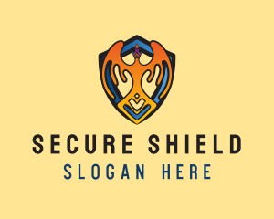 Safeguard - Phoenix Bird Shield logo design