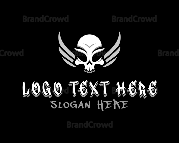 Halloween Skull Esports Logo