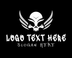 Dead - Halloween Skull Gaming Mascot Avatar logo design