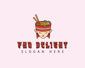 Chef Noodle Restaurant logo design