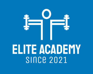 Gym Equipment - Fitness Gym Training logo design