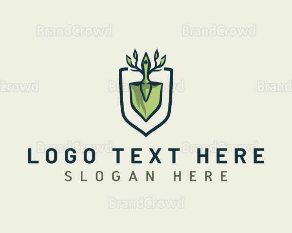 Shovel Garden Landscaping Logo