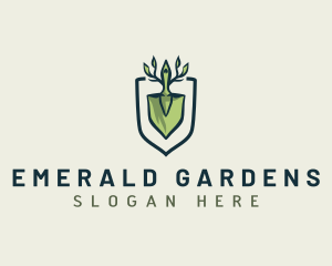 Shovel Garden Landscaping logo design