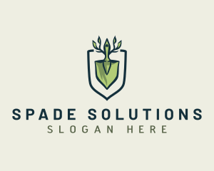 Shovel Garden Landscaping logo design