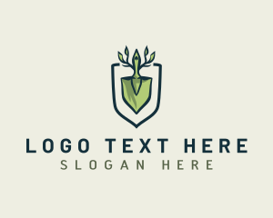 Shovel Garden Landscaping Logo