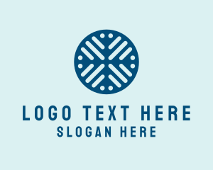 Textile Interior Design Logo