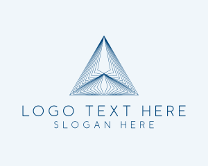 Architect - Architecture Tech Pyramid logo design